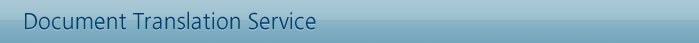 Document Translation Service Document Translation Service